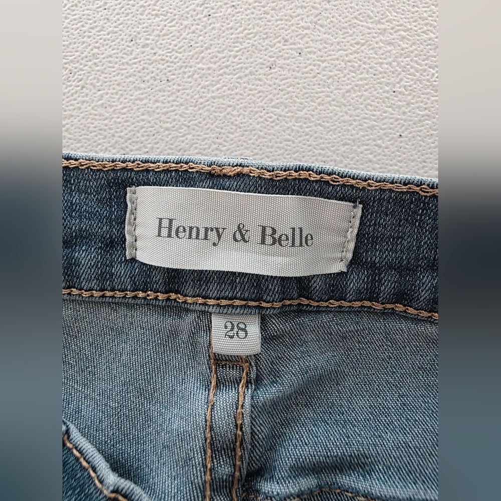 Henry & Belle Distressed Skinny Jeans Beachy Coastal Indie Cowgirl Aesthetic - Picture 4 of 9